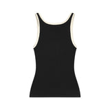 DVRK PRIVÉ MONOGRAM LOGO TANKTOP - BLACK