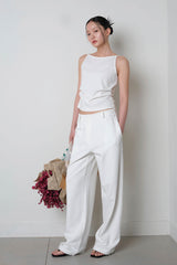 Cowl Sleeveless_Ivory