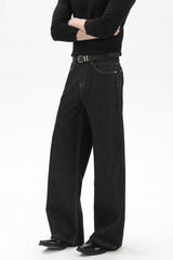Vintage Washed A-Line Jeans