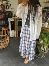 Noah See-through Summer Tie Blouse