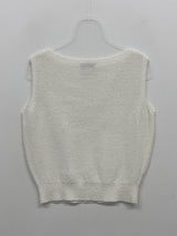Nana See-through Round Neck Vest