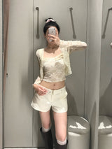 Monday Atelier Low Folding Cotton Shorts