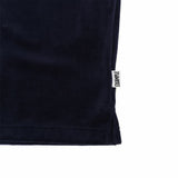 EXAMPLE MINI ROUND LOGO PATCH VELVET POLO SHIRT