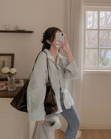Afor shirring blouse