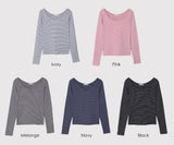 Peach Warm Border Round T-shirt (5color)