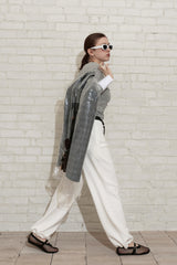 NEW CUFFS TOP_MELANGE GRAY