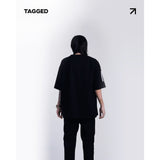 TAGGED - ファンダメンタルオーバーサイズブラックTシャツ