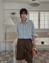 スツールサイドディープタックチノパンツ
