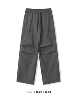 No.1378 ナイロンワイドカーゴBDパンツ (3color)