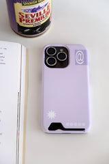 [MADE] at sign card case (purple)