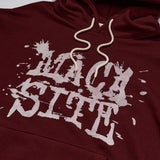 VINTAGE LOGO HOODED T-SHIRT WINE