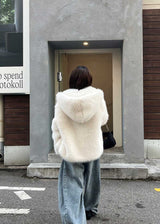 HOLIDAY HOOD FUR JACKET