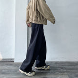 Drawstring Buttoned Balloon Pants