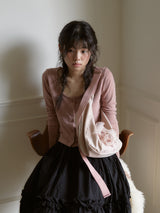 Daily ribbon hobo bag_nude pink