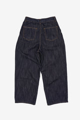 Myro pin-tuck selvage denim pants