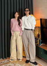 Men's カシミアウォッシャブルラウンドニット 20COLOR