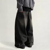 Nets Washing Wide Denim Pants