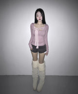 berry tie tee (3colors)