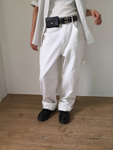YWD STUDDED WALLET BELT (1color)