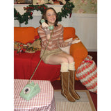 Mouton 0014. Shearling Line Boots - 3colors