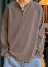 Pigment Damage Henry Waffle T 4COLOR