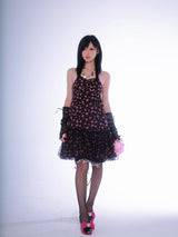 Evil Tooth Rose's Shining Night Shibuya Gal Halter Dress
