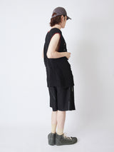 DECONSTRUCTED ZIPPER SHORT