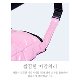 2WAY PADDED MESSENGER BAG_PINK