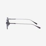 Knouun Square titanium glasses CODE. 102. A Dark Gray