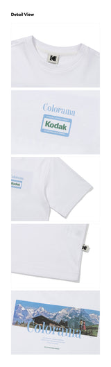 Colorama Short-Sleeved T-Shirt【WHITE】