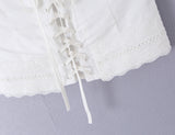 Elora Lace Halter Corset Top