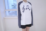 メロディストライプTシャツ