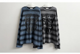ENK Hip Street Dangara Ribbed Long Sleeve T-shirt