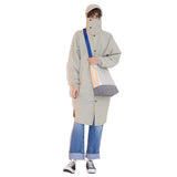 Mask & multi jumper(Oversize fit) Mint-grey - onesize