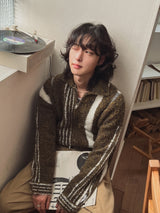 Bestie Boucle Knit Zip-Up