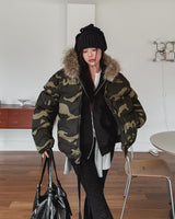 Oat camo lining padding