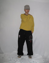Pocket Contrast Ringer Long Sleeve T-Shirt(4c)