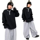 Henley neck napping warmer long-sleeve t-shirt