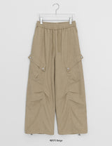 Kitpana Banding Cargo Brushed Corduroy Pants