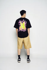 25SS BLUR RABBIT SHORT SLEEVE T-SHIRT BLACK