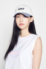 25SS ピグ/バイオ ウォッシュレザーパッチボールキャップ ブルー