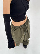 [WARMER SET] HIP WARMER CUTE & SEXY CROPPED-FIT TEE - 2 COLOR