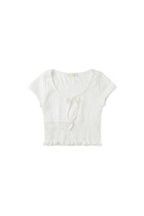 Kiro ribbon smoke top_ivory
