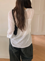 Daily Linen Round T-Shirt (4color)