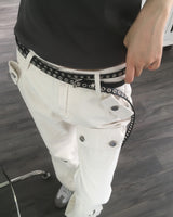 Kolen Punching Long Belt