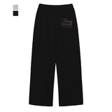 フェアリードリームアイコンワンタックワイドスウェットパンツ (2color)