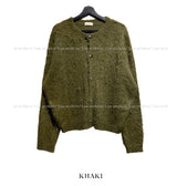 Prague wool hair cardigan