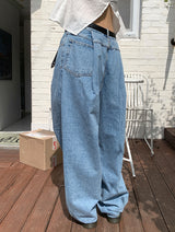 フォーマルピンタックジーンズ