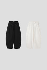 STUD BALLOON WIDE PANTS (2C)