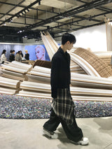 カインワッフルクロップロングスリーブ 3C